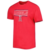 Men's Concepts Sport Red/Navy Los Angeles Angels Badge Top & Pants Sleep Set