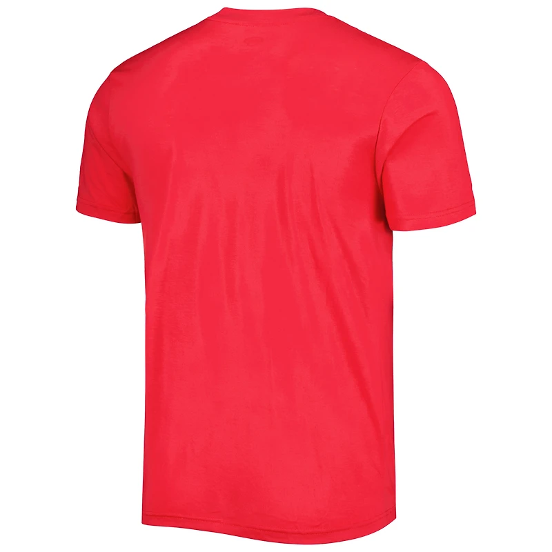 Men's Concepts Sport Red/Navy Los Angeles Angels Badge Top & Pants Sleep Set