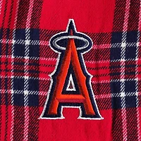 Men's Concepts Sport Red/Navy Los Angeles Angels Badge Top & Pants Sleep Set