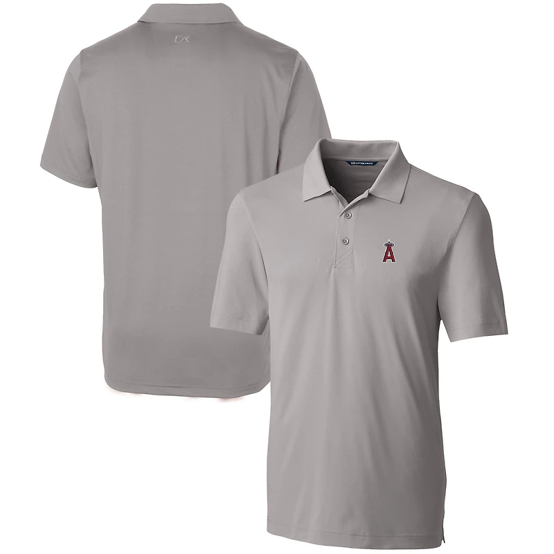 Polo extensible Forge gris des Los Angeles Angels pour homme, Cutter & Buck