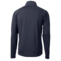 Veste hybride Adapt Eco Raglan DryTec à quart de zip pour homme, bleu marine, Cutter & Buck, Los Angeles Angels