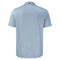 Polo bleu marine à imprimé points et diamants Pike Eco pour homme des Los Angeles Angels, Cutter & Buck