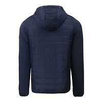Sweat à capuche zippé PrimaLoft Eco Rainier bleu marine des Los Angeles Angels pour homme Cutter & Buck