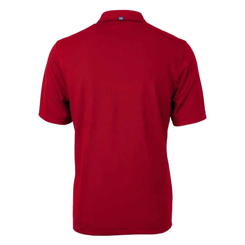 Polo recyclé Virtue Eco Pique rouge Cutter & Buck pour homme des Los Angeles Angels, grande taille