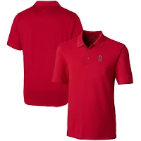 Men's Cutter & Buck  Red Los Angeles Angels Forge Stretch Polo