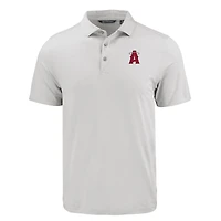 Men's Cutter & Buck White Los Angeles Angels Coastline Epic Comfort Eco Recycled Polo