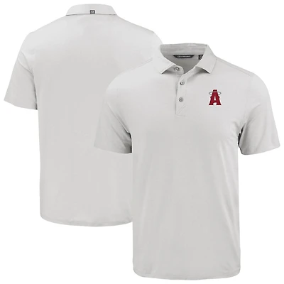 Men's Cutter & Buck White Los Angeles Angels Coastline Epic Comfort Eco Recycled Polo