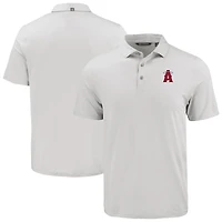 Men's Cutter & Buck White Los Angeles Angels Coastline Epic Comfort Eco Recycled Polo
