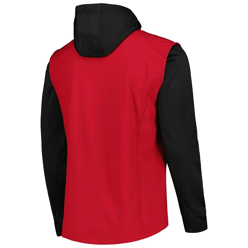 Men's Dunbrooke Red/Black Los Angeles Angels Alpha Full-Zip Jacket