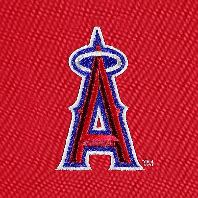 Men's Dunbrooke Red/Black Los Angeles Angels Alpha Full-Zip Jacket