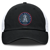 Men's Fanatics Black/White Los Angeles Angels Averies Adjustable Hat