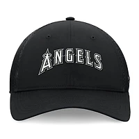 Men's Fanatics Black Los Angeles Angels Spacer Mesh Flex Hat
