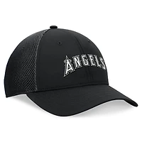 Men's Fanatics Black Los Angeles Angels Spacer Mesh Flex Hat
