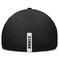 Men's Fanatics Black Los Angeles Angels Spacer Mesh Flex Hat
