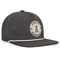 Men's Fanatics Charcoal Los Angeles Angels Closer Adjustable Hat
