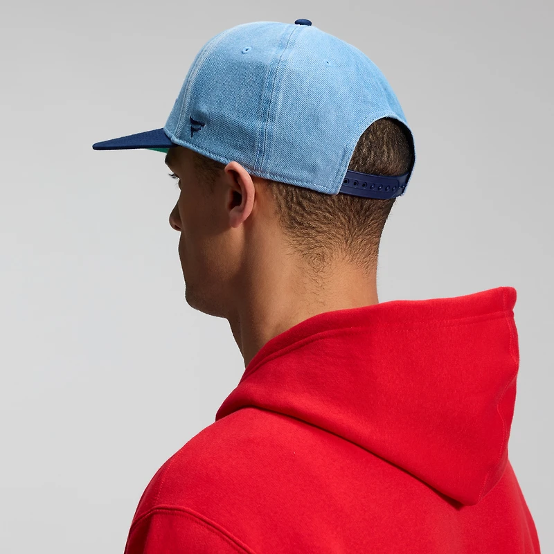 Casquette à visière double pour homme Fanatics Denim Los Angeles Angels