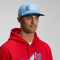 Men's Fanatics  Denim Los Angeles Angels Twinbill Snapback Hat