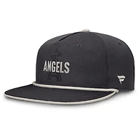 Men's Fanatics Graphite Los Angeles Angels Gapper Snapback Hat