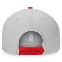 Men's Fanatics Gray/Red Los Angeles Angels Glory Days Two-Tone Snapback Hat