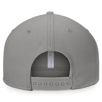 Men's Fanatics Gray/Red Los Angeles Angels Line Drive Two-Tone Snapback Hat