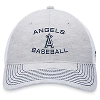 Men's Fanatics Gray Los Angeles Angels Trucker Adjustable Hat