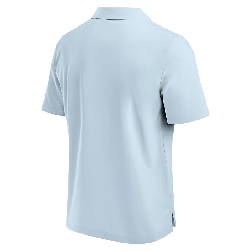 Chemise boutonnée bleu clair Fanatics Los Angeles Angels Front Office pour hommes