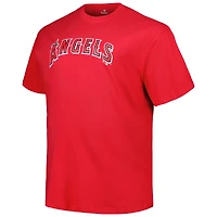 T-shirt Fanatics Mike Trout rouge pour homme, grand et grand, avec nom numéro des Los Angeles Angels
