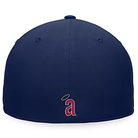 Men's Fanatics Navy Los Angeles Angels Cooperstown Collection Hurler Fitted Hat