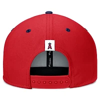 Men's Fanatics Red/Navy Los Angeles Angels Fundamental Bold Snapback Hat