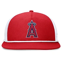 Casquette snapback Fanatics rouge/blanc pour homme des Los Angeles Angels Clubhouse Change Up