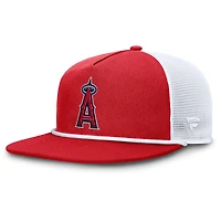Men's Fanatics Red/White Los Angeles Angels Clubhouse Change Up Snapback Hat