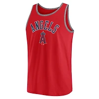 Men's Fanatics Red Los Angeles Angels Bet Tank Top