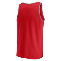 Men's Fanatics Red Los Angeles Angels Bet Tank Top
