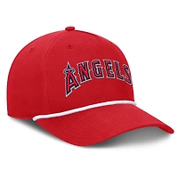 Casquette ajustable en forme de A pour hommes Fanatics Red Los Angeles Angels Clubhouse Foul Ball