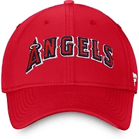 Casquette Flex Core des Los Angeles Angels Fanatics pour hommes, rouge