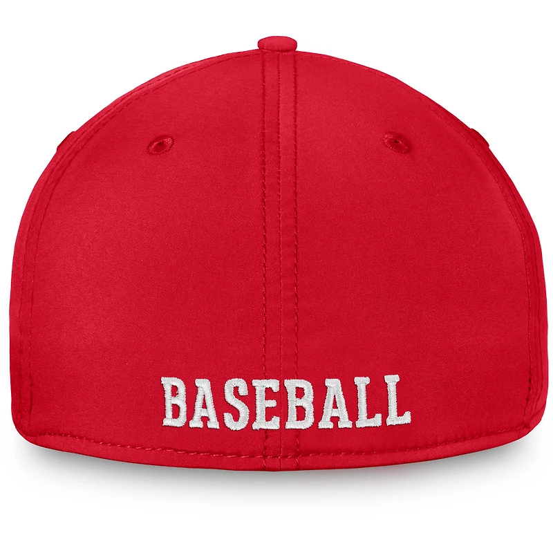 Casquette Flex Core des Los Angeles Angels Fanatics pour hommes, rouge