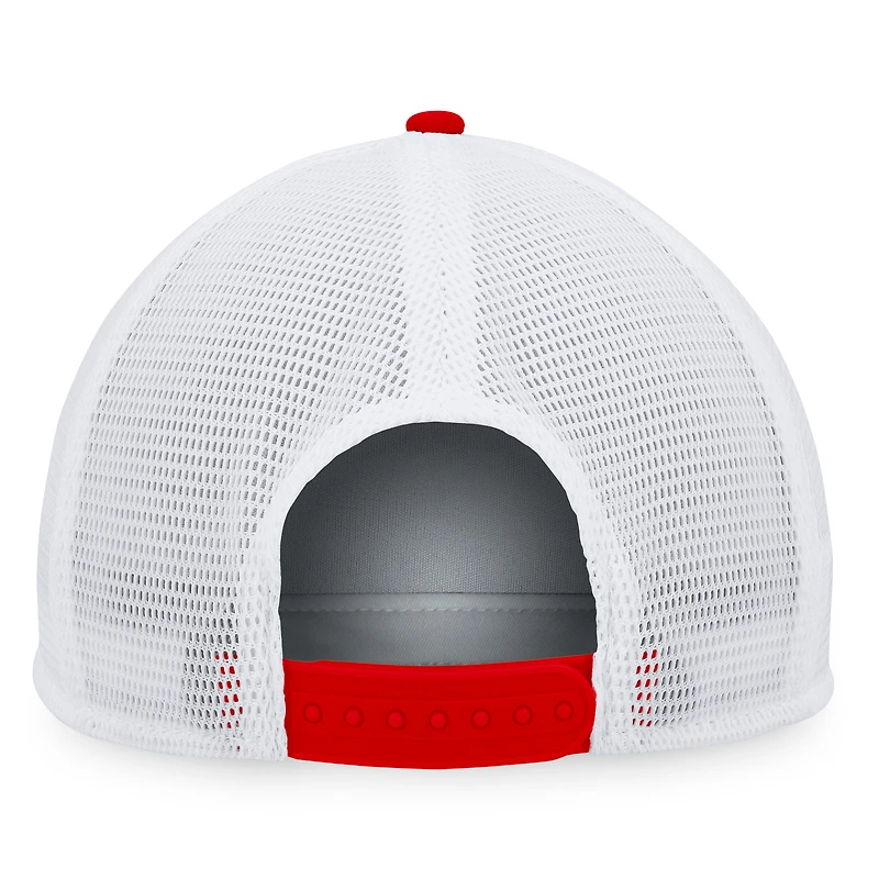 Men's Fanatics  Red Los Angeles Angels Foam Front Patch Trucker Snapback Hat