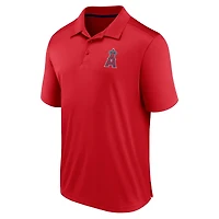 Polo rouge mains vers le bas des Angels de Los Angeles Fanatics pour hommes