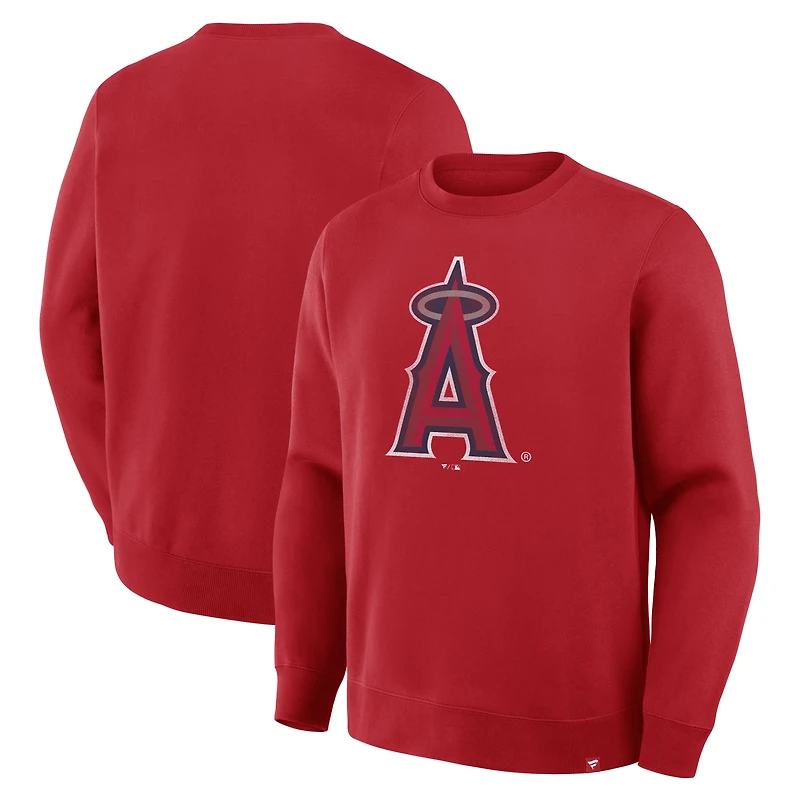 Men's Fanatics Red Los Angeles Angels Legacy Sweatshirt