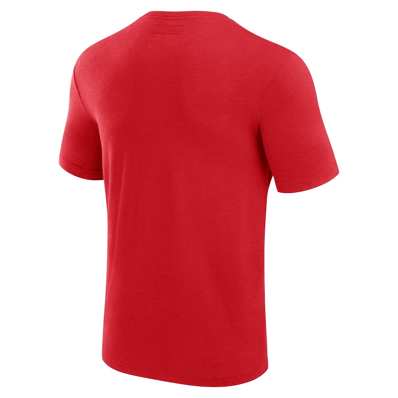 Men's Fanatics Red Los Angeles Angels Modal Short Sleeve T-Shirt
