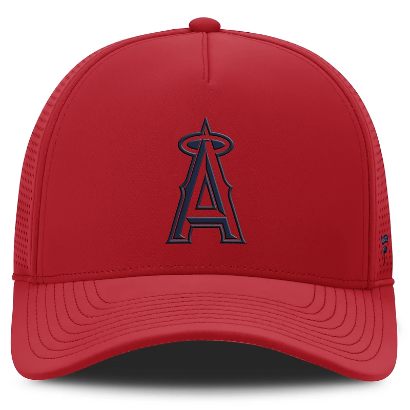 Casquette ajustable perforée rouge Los Angeles Angels pour homme de Fanatics