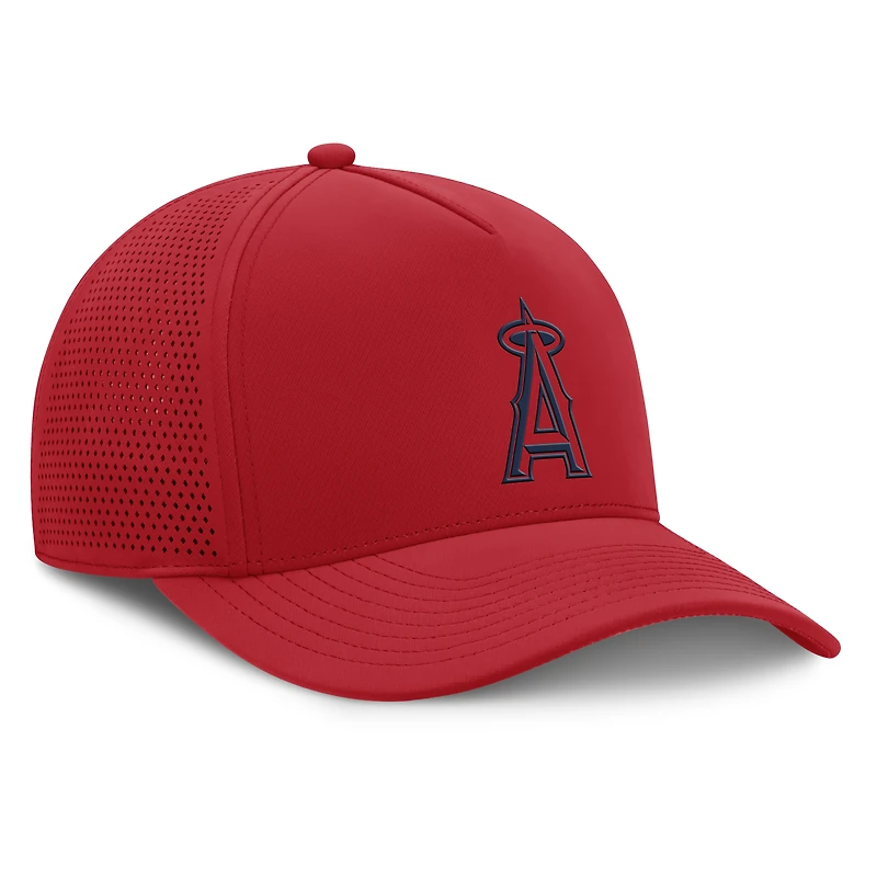 Men's Fanatics Red Los Angeles Angels Perforated Adjustable Hat