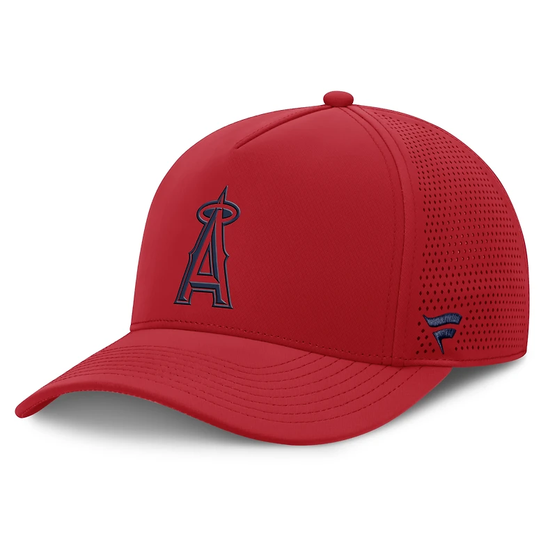 Casquette ajustable perforée rouge Los Angeles Angels pour homme de Fanatics