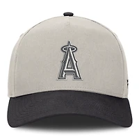 Men's Fanatics Stone/Graphite Los Angeles Angels Wonder A-Frame Adjustable Hat