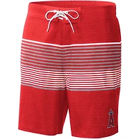 Men's G-III Sports by Carl Banks  Red Los Angeles Angels Coastline Volley Swim Shorts