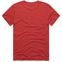 Men's Homage Mike Trout Red Los Angeles Angels 2011 Topps Baseball Card Player T-Shirt