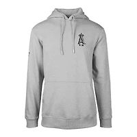Men's Levelwear  Gray Los Angeles Angels Podium Digital Camo Pullover Hoodie