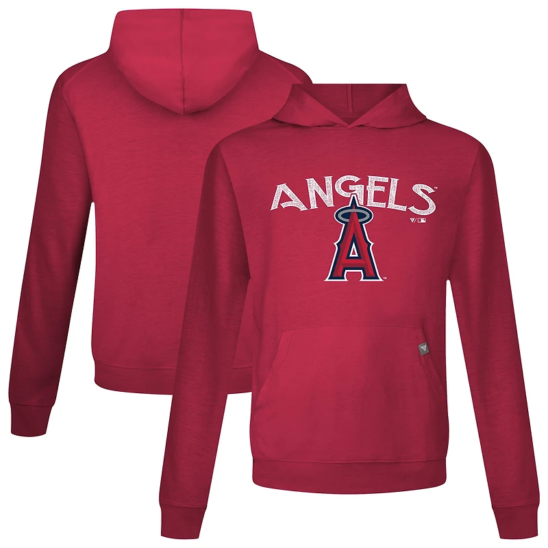 Sweat à capuche rouge Levelwear Los Angeles Angels Accolade Relay Mission pour homme