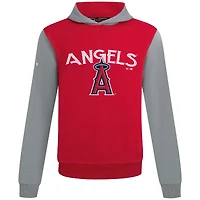 Men's Levelwear Red Los Angeles Angels Accolade Ultimate Mission Pullover Hoodie