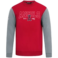 Sweat-shirt rouge Levelwear pour homme, Los Angeles Angels, Accolade Ultimate Textbook